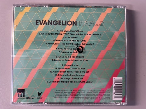 Evangelion Finally CD Back